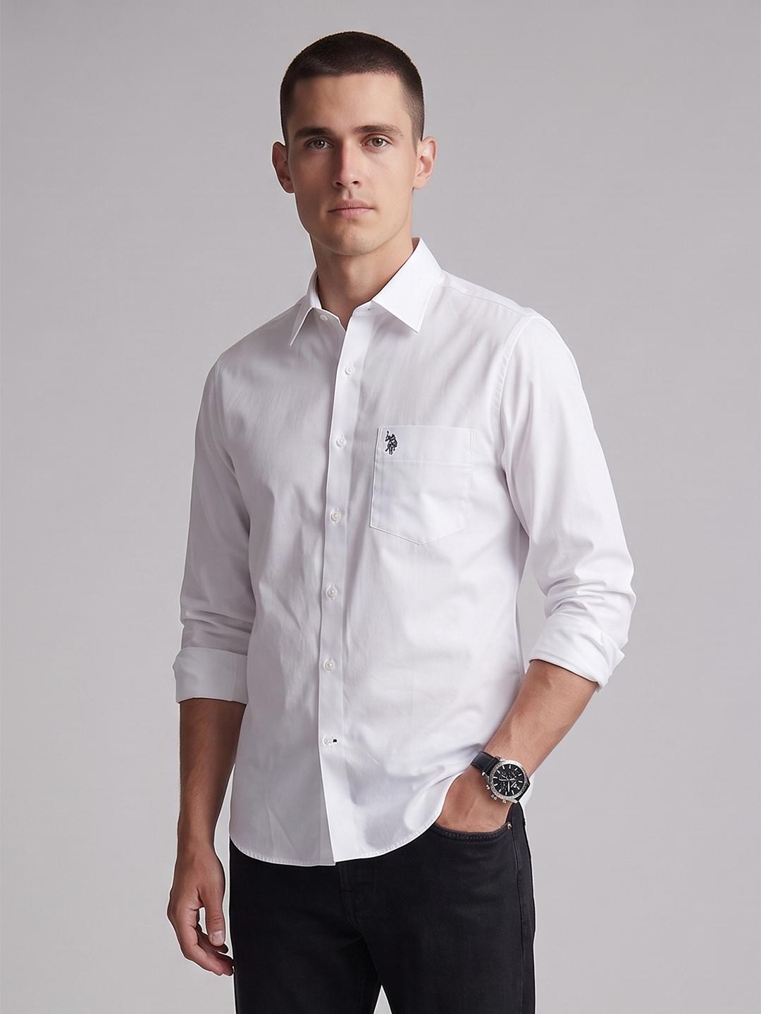 U.S. Polo Assn. Spread Collar Casual Shirt - Image 1