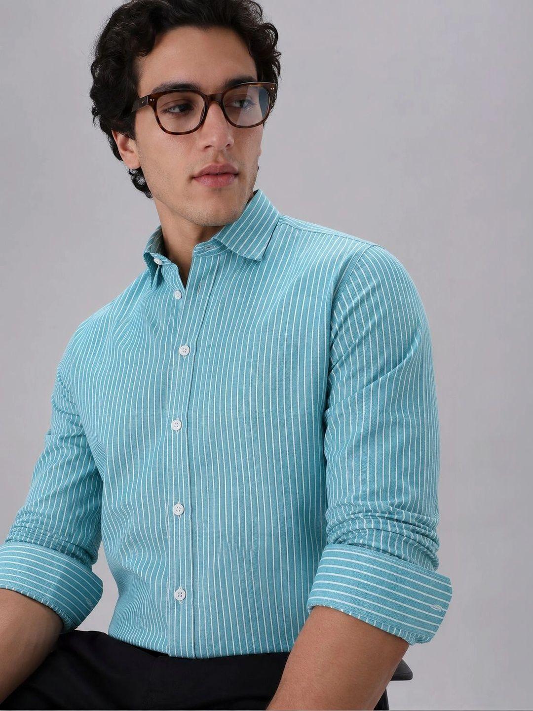 HERE&NOW Men Standard Striped Casual Shirt