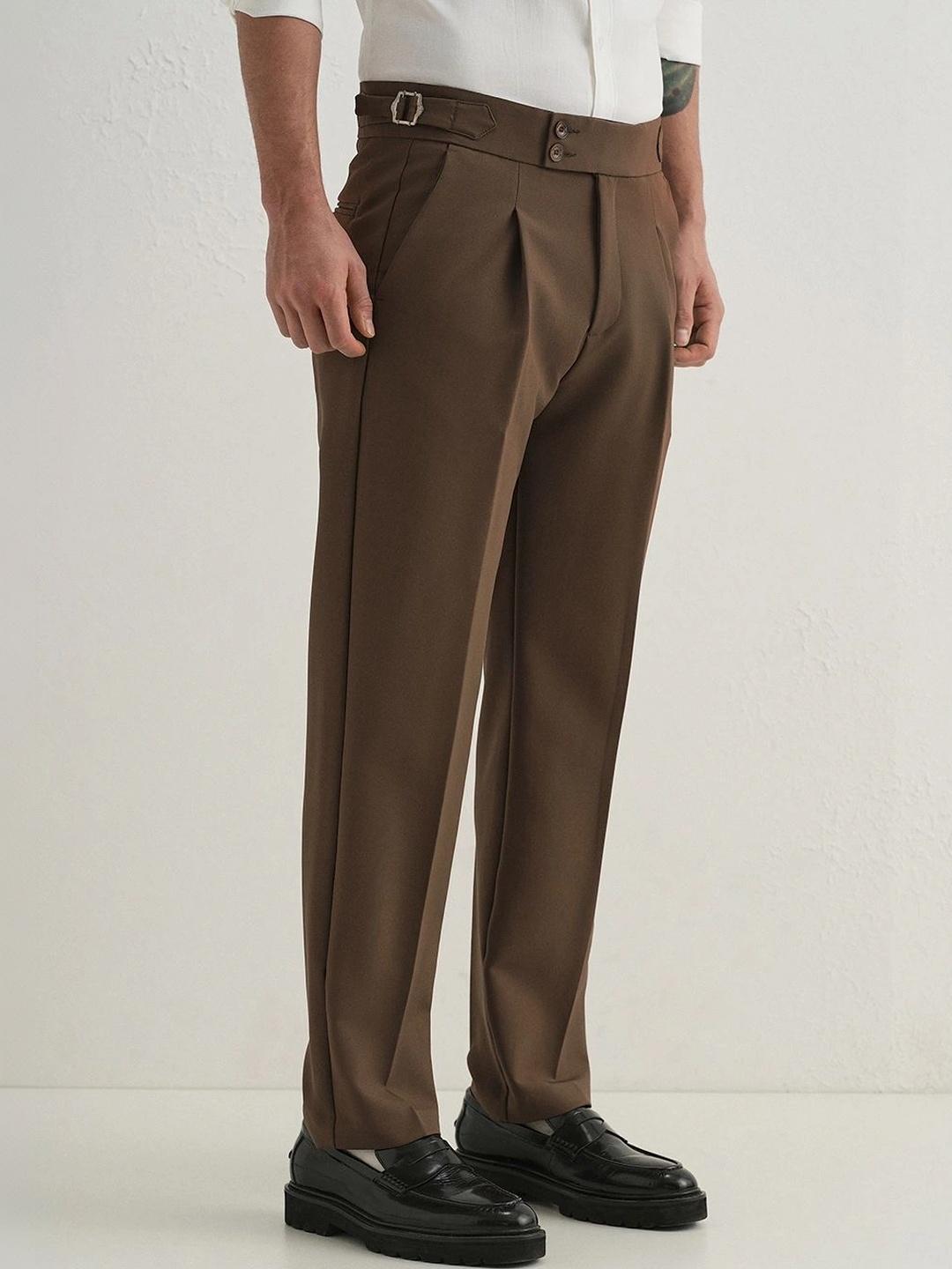 Banana Club Men Original Straight Fit Pleated Trousers - Image 1
