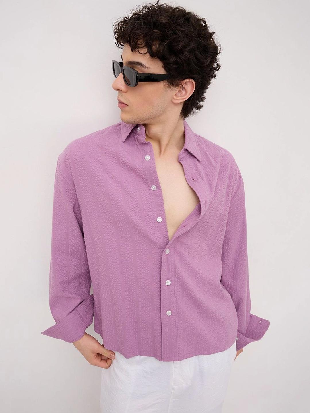 VASTRADO Men Classic Boxy Casual Shirt