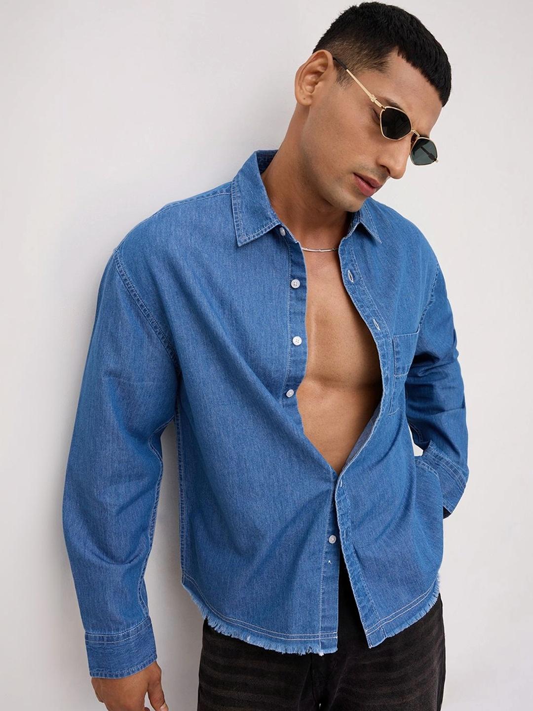 VASTRADO Men Classic Boxy Casual Shirt