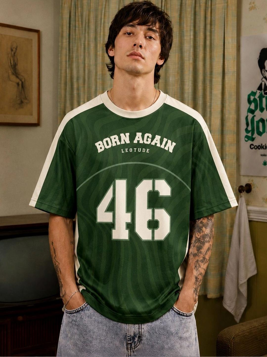 JUST ROAR Men Typography Printed T-shirt - Image 1