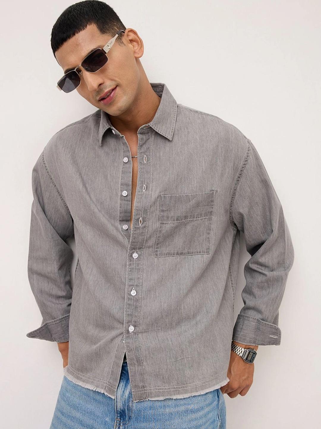 VASTRADO Men Classic Boxy Casual Shirt