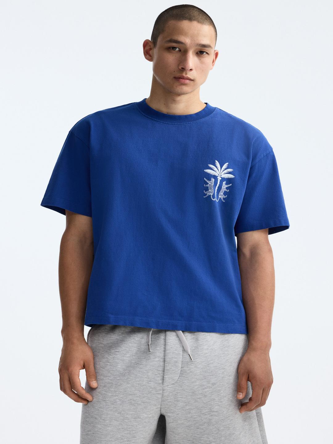 H&M Relaxed Fit Printed Cotton T-shirt