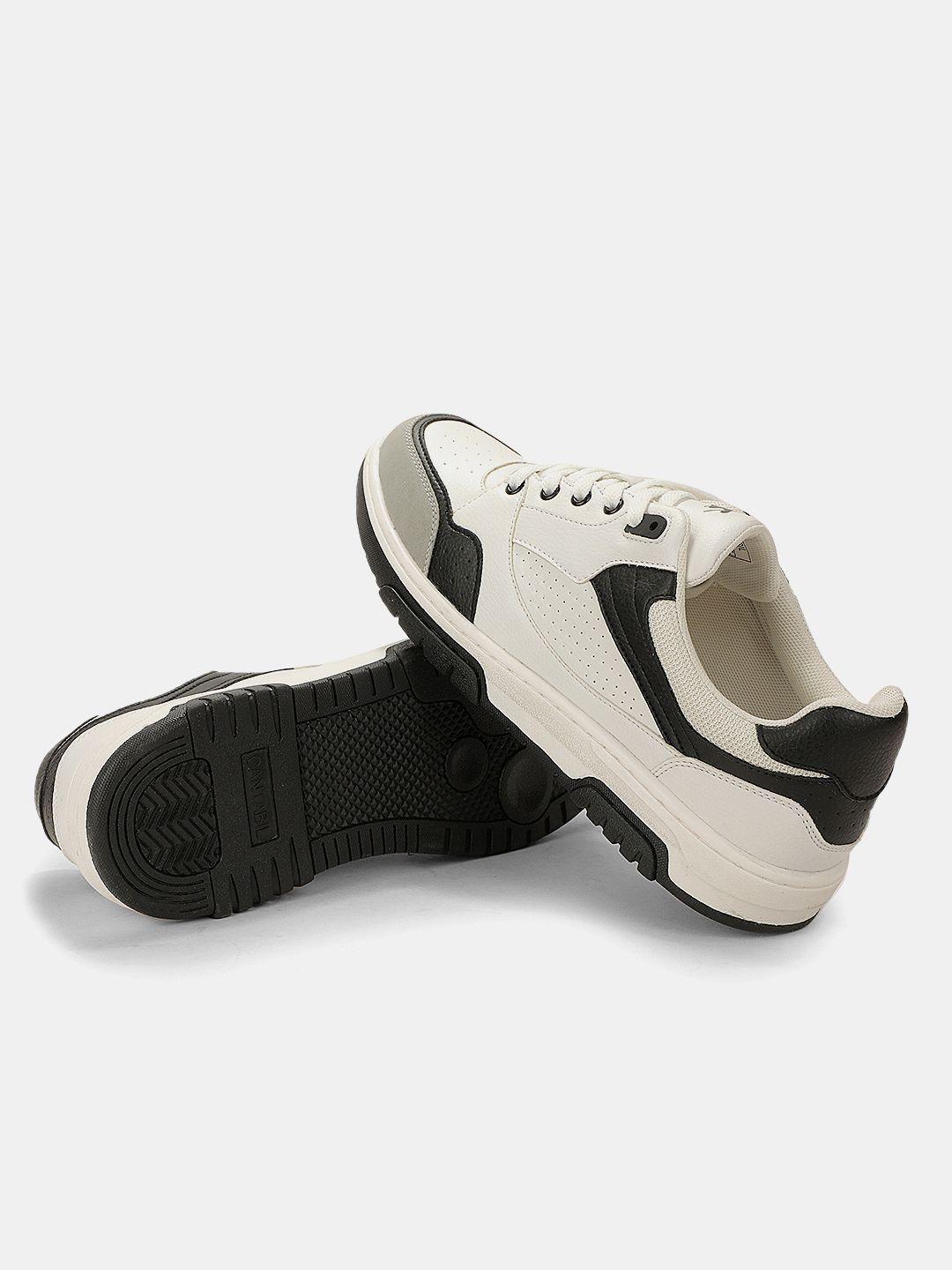 Cantabil Men Colourblocked PU Sneakers