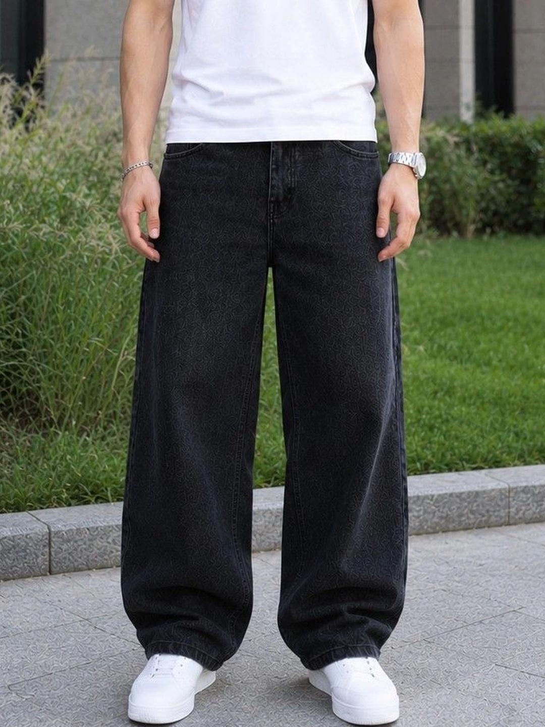 DENIMLOOK Men Relaxed Fit Mid-Rise Jeans - Image 1