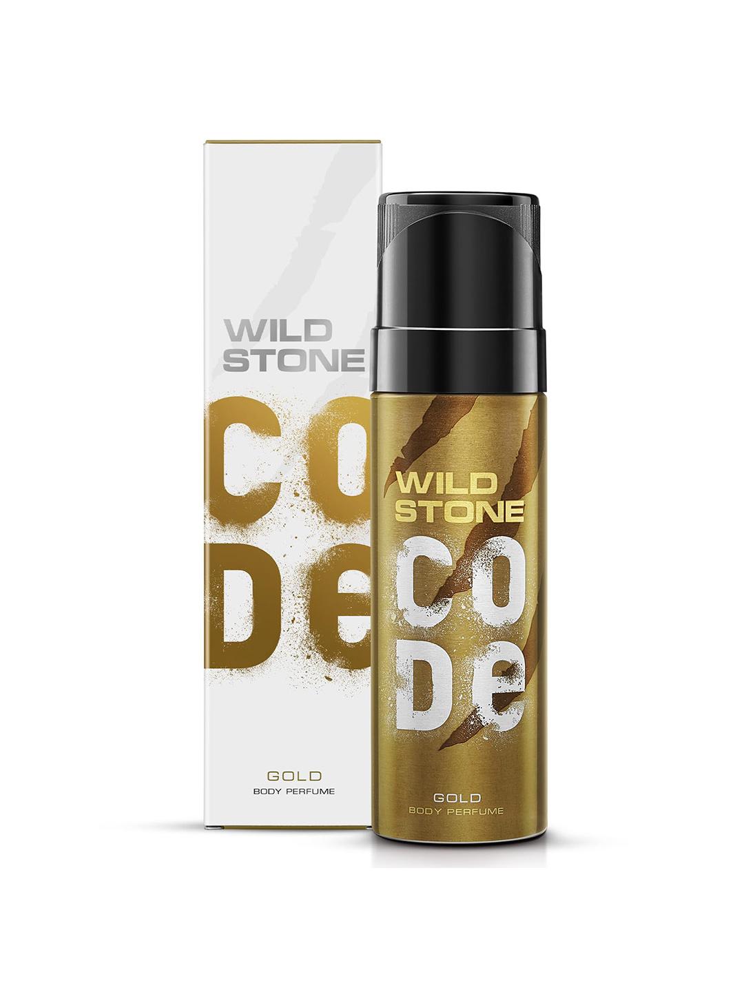 Wild stone code Men Gold Deodorant 150ml Beige - Image 1