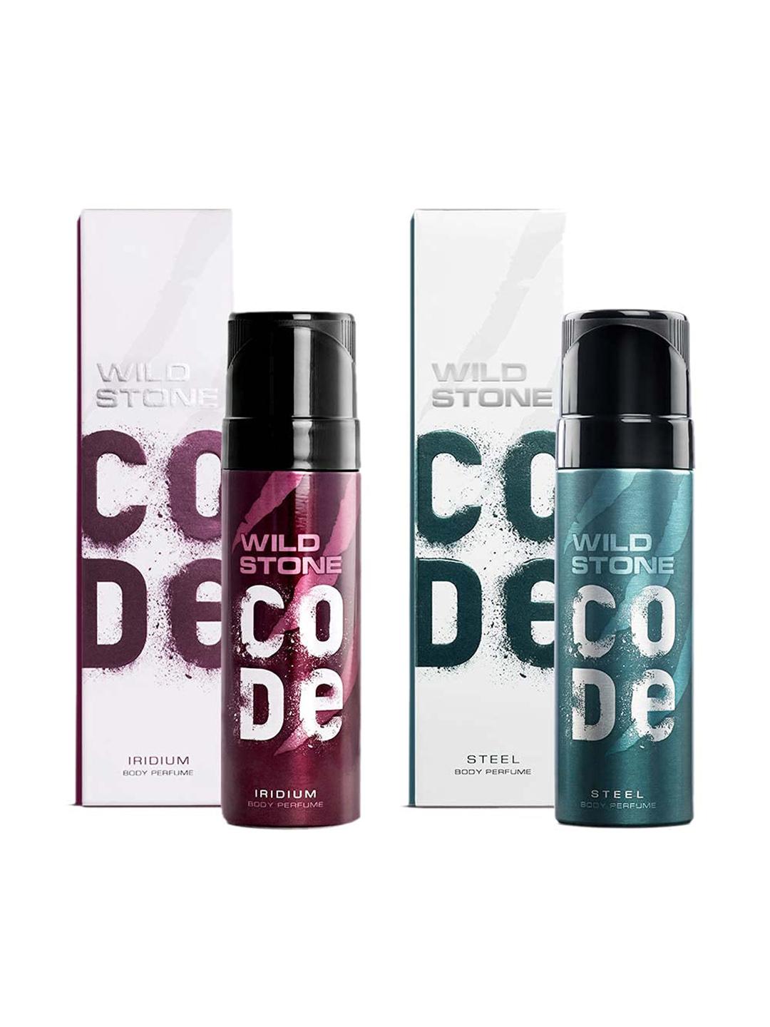 Wild stone code Men Set of Code Iridium & Steel Long-Lasting Body