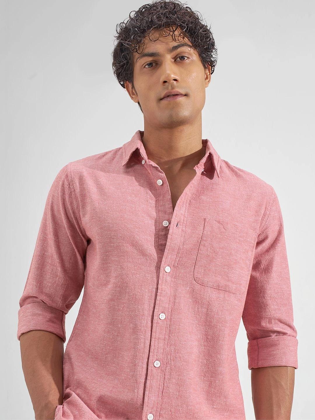 HIGHLANDER Men Slim Fit Casual Shirt - Image 1