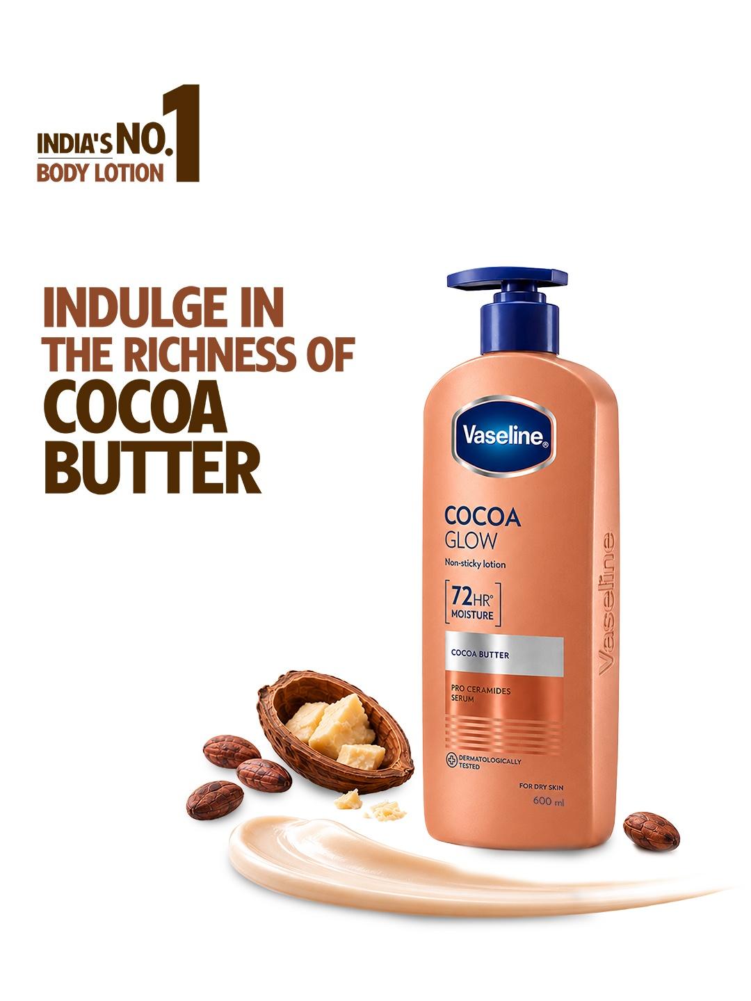 Vaseline Cocoa Glow Serum In Lotion with 100% Pure Cocoa & Shea Butter - 600 ml - Image 1