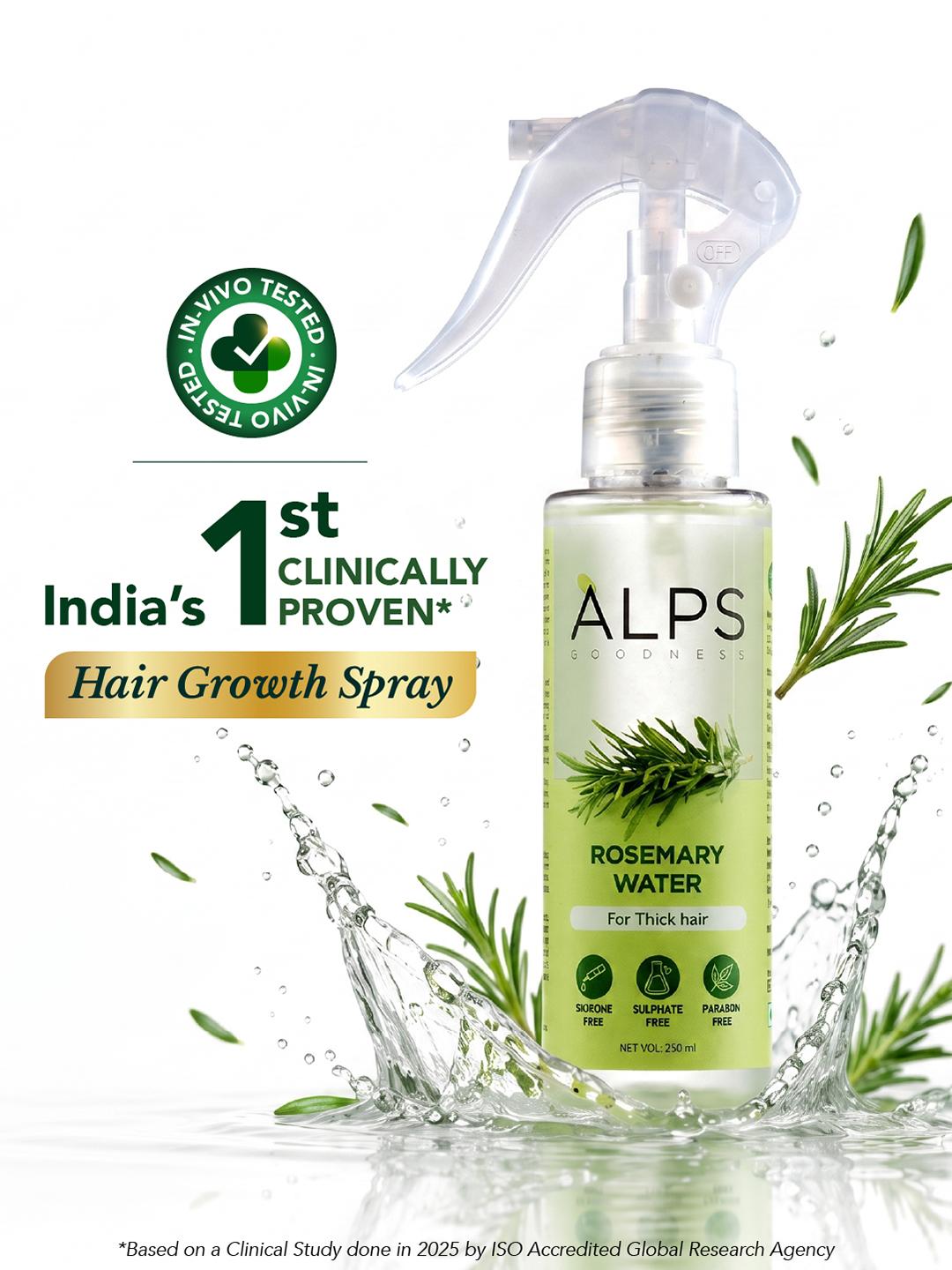 Alps Goodness Rosemary Water Hair Spray - 250 ml - Image 1
