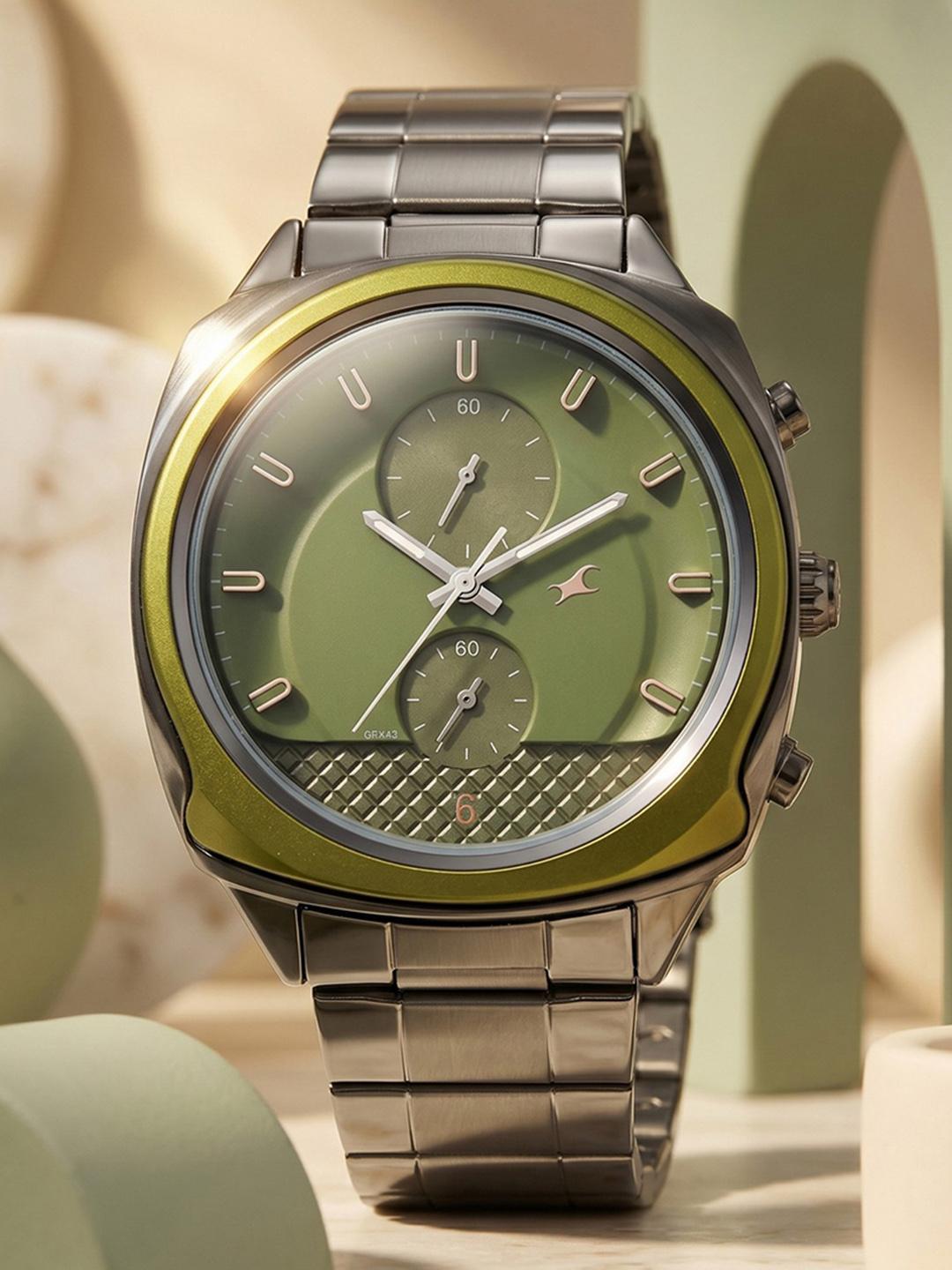 Fastrack Gelato Analog Matcha Green Dial Watch 3344KM01
