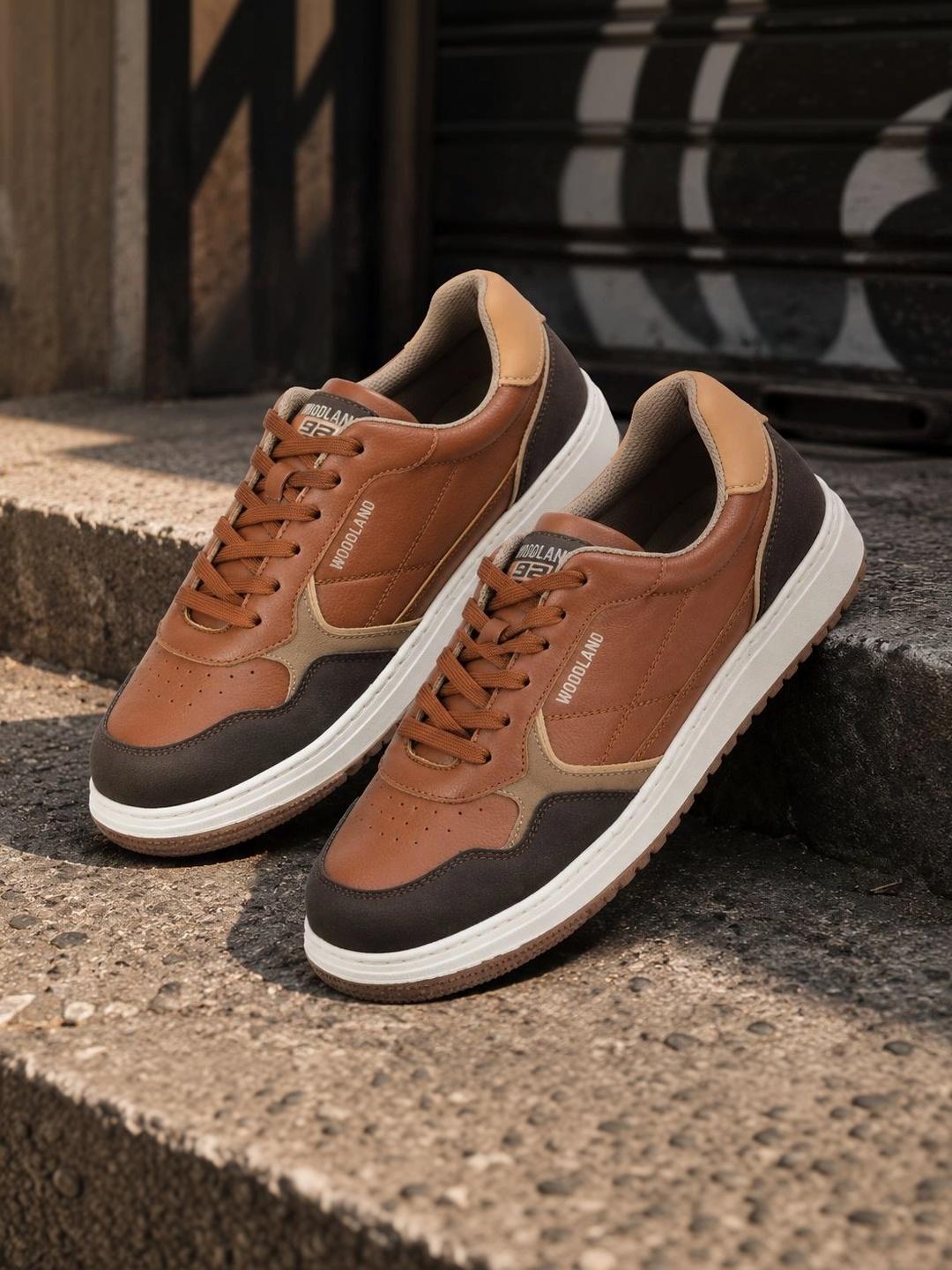 Woodland Men PU Sneakers