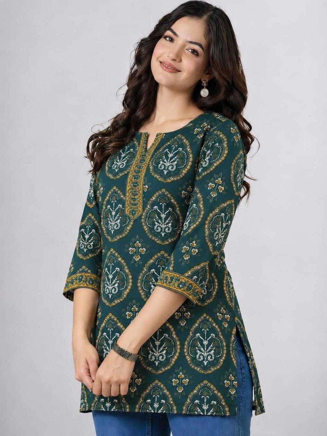 ZANETA Ethnic Motifs Printed Kurti