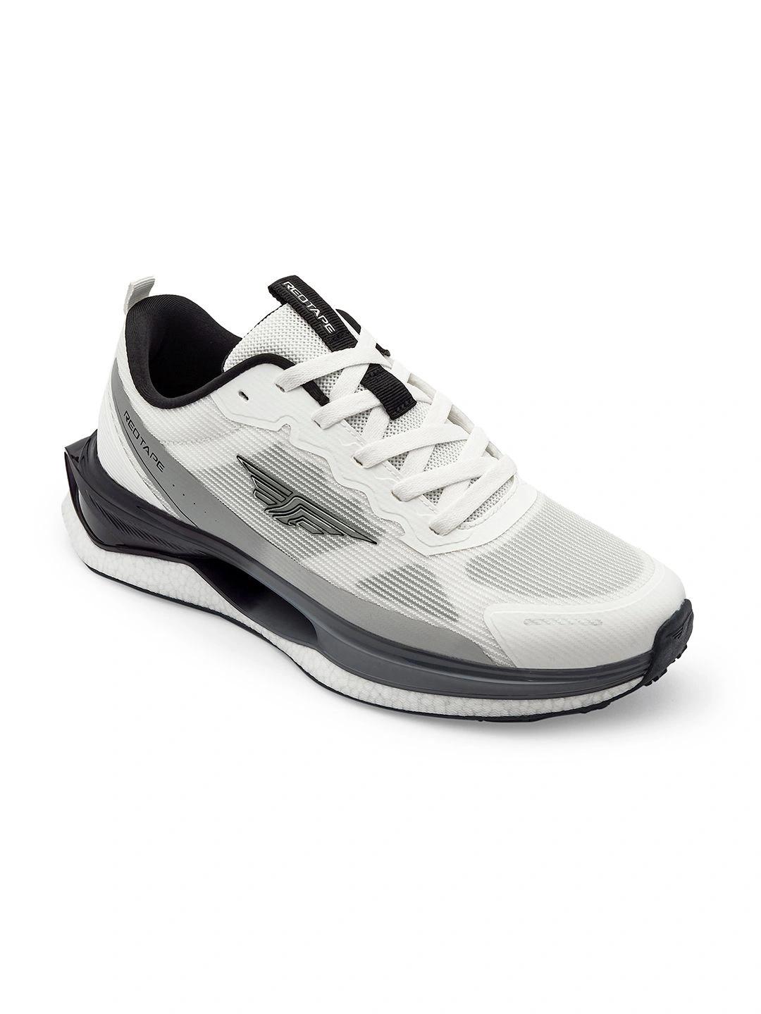 Red Tape Men Mesh Running Shoes Red - Image 1