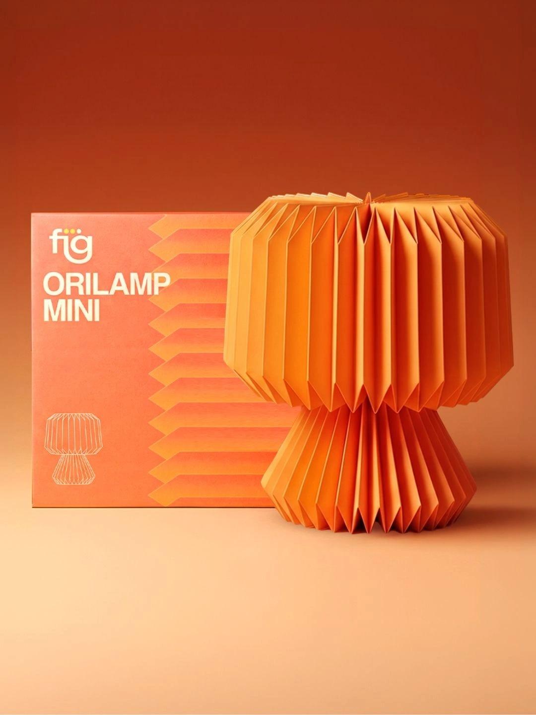 FIG Living Active Orange Mini Ori Lamp
