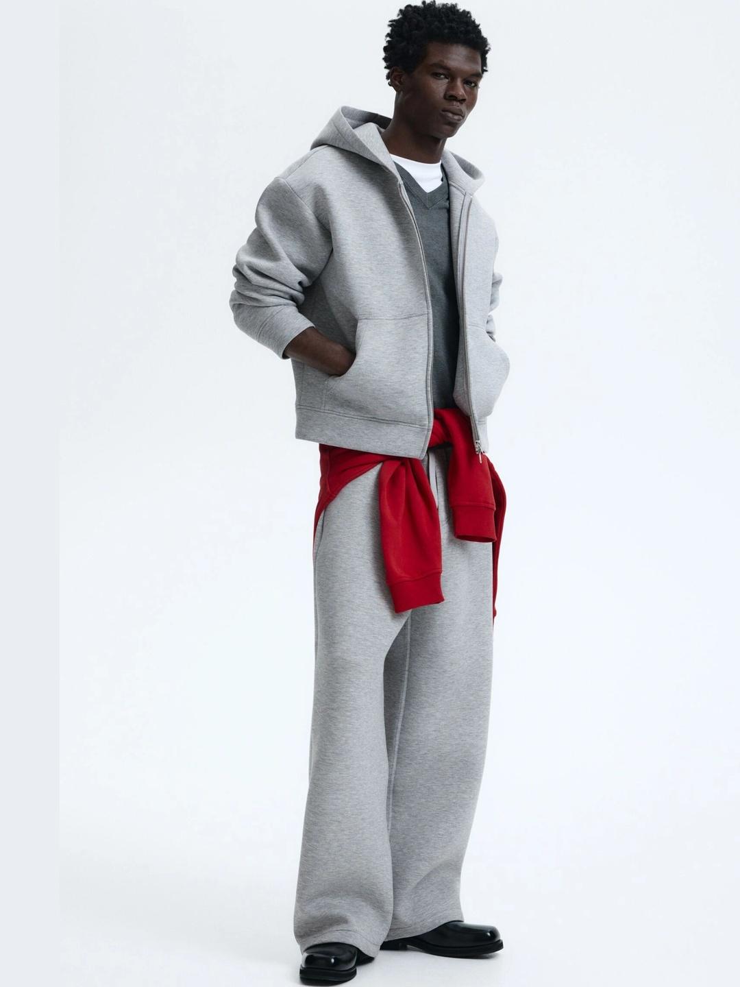 H&M Loose Fit Zip-Through Hoodie