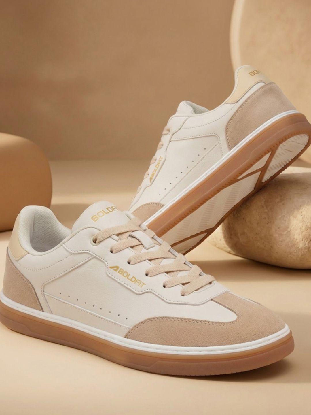 BOLDFIT Men Beige Klunys Sneakers