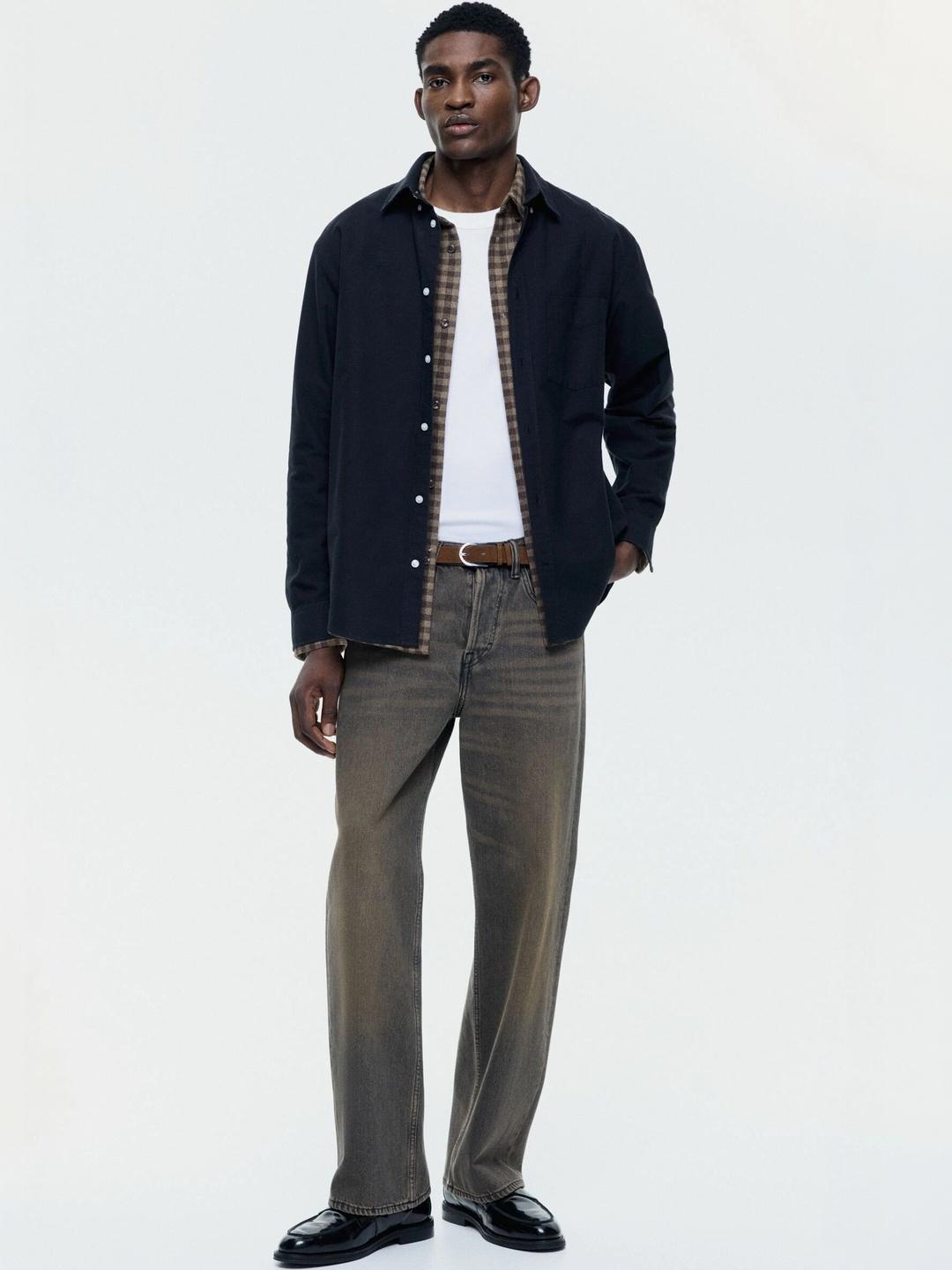 H&M Regular Fit Oxford Shirt - Image 1