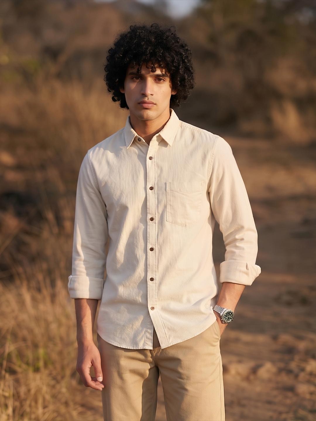 Roadster Life Co. Spread Collar Pure Cotton Casual Shirt - Image 1