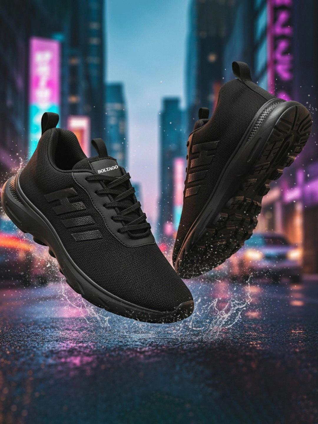 BOLTAGO Men Mesh Running Non-Marking Shoes