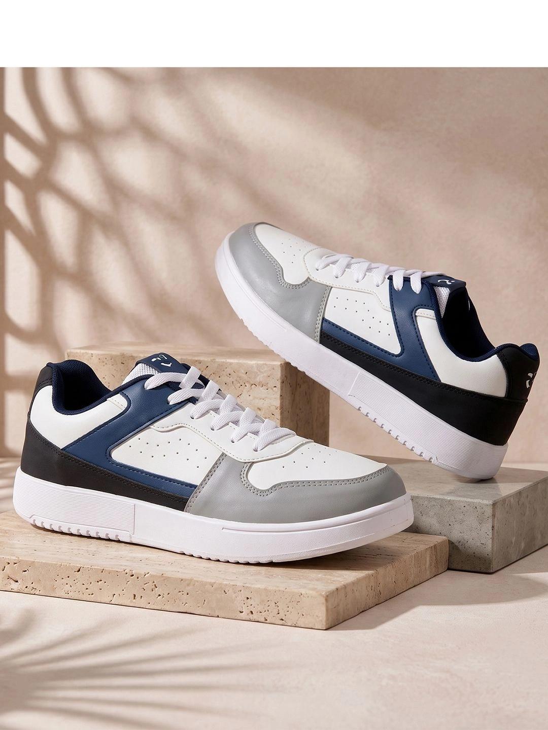 Bata Men Colourblocked Lace-Ups Sneakers - Image 1