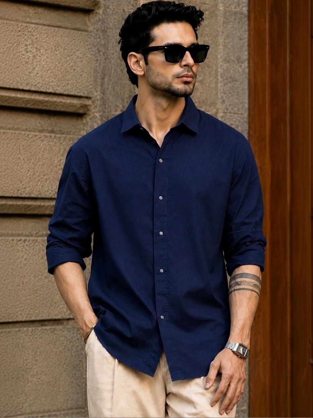 R.Code by The Roadster Life Co. Men Slim Fit Casual Shirt - Image 1