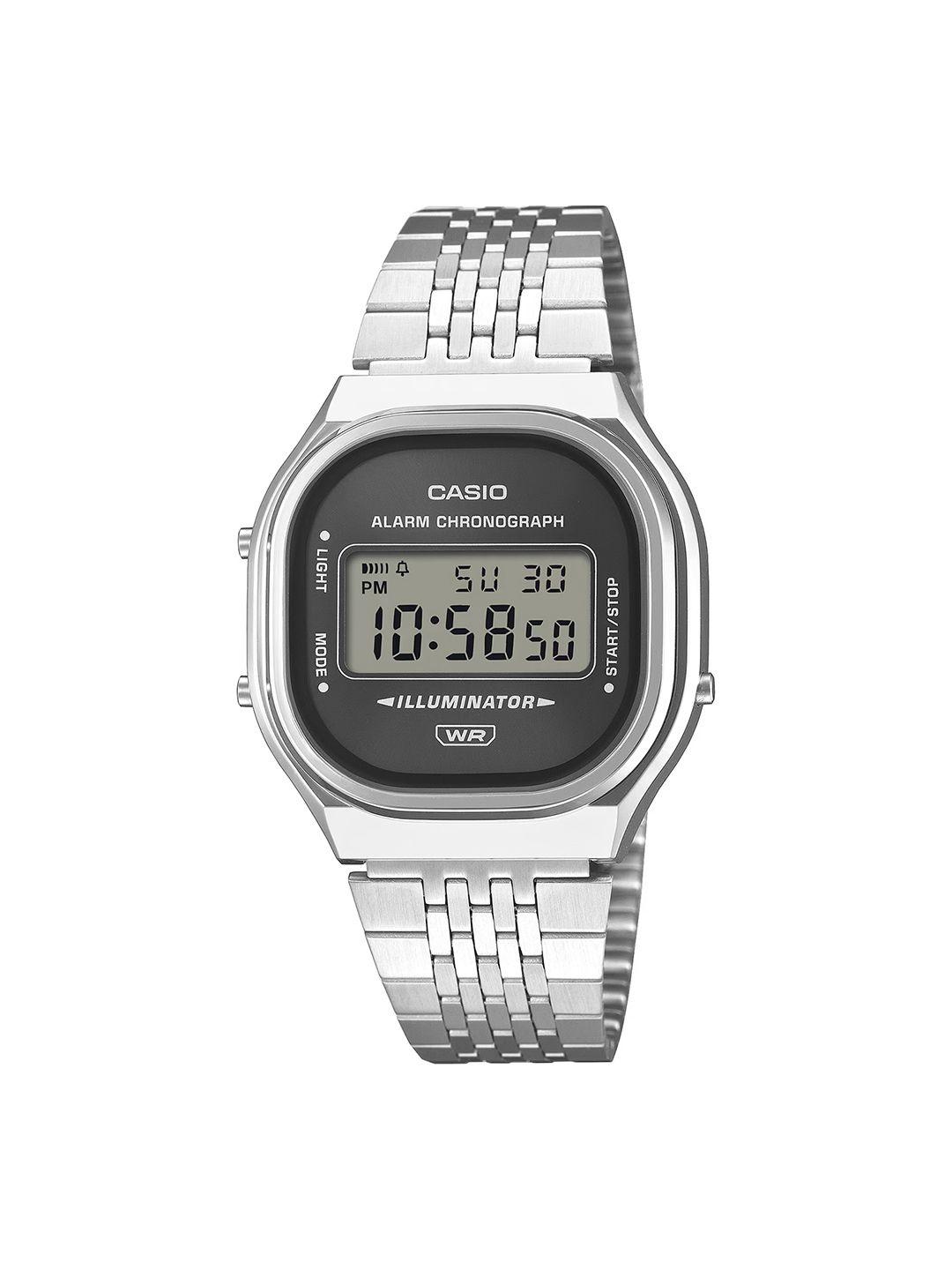 CASIO Unisex Brass Dial Digital Watch D435 - Image 1