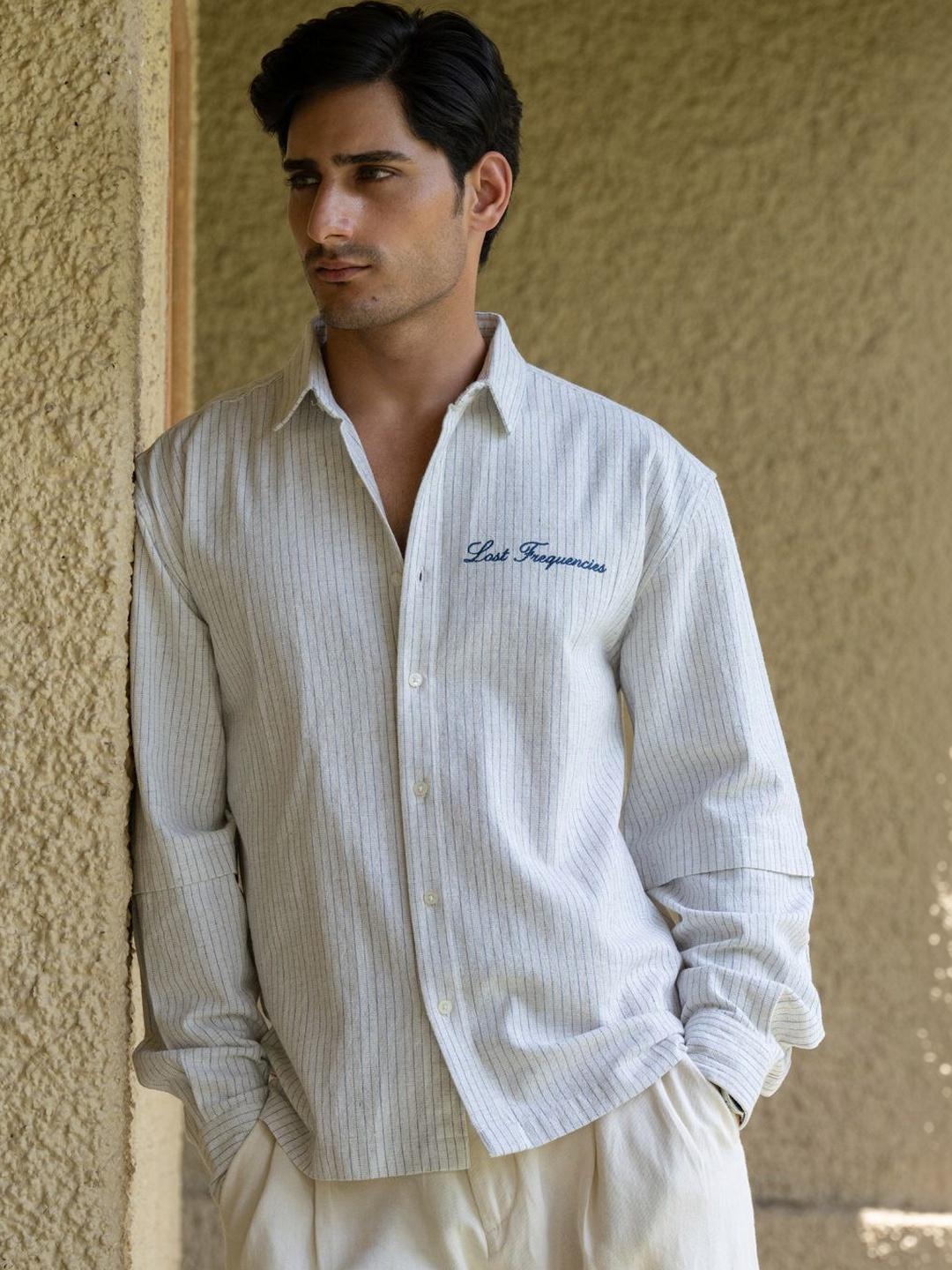 Powerlook Men Striped Casual Shirt - Image 1