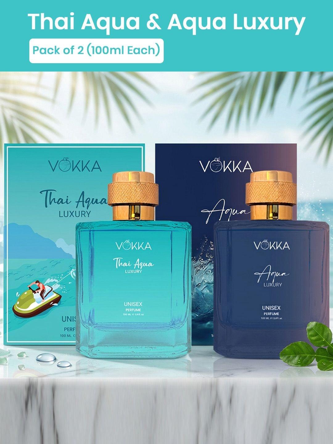 VOKKA Thai Aqua & Aqua Luxury Perfumes - 2x100ml Pack of 2 - Image 1