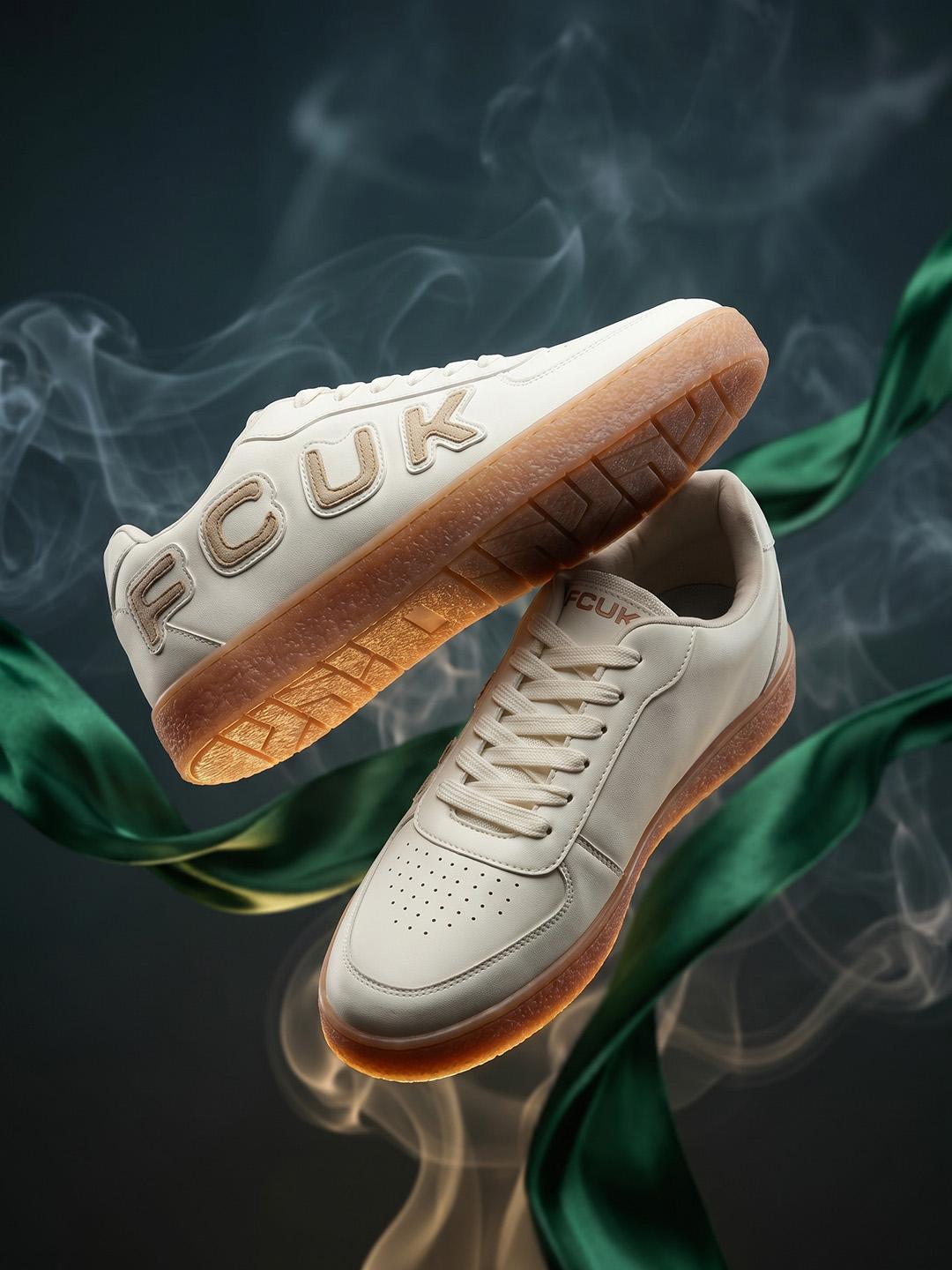 FCUK Men Perforated Everyday Sneakers