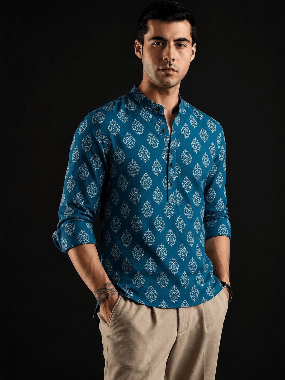 AGNIVAR COLLECTION Men Comfort Printed Casual Shirt - Image 1