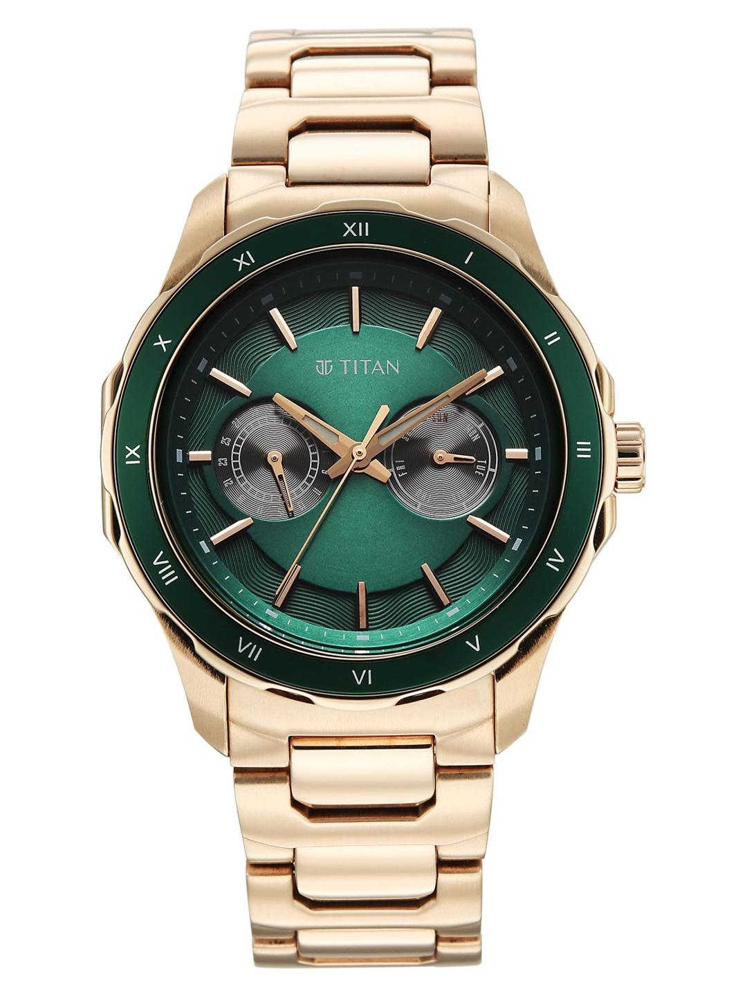 Titan Men Dial Stainless Steel Bracelet Analogue Multi Function Watch
