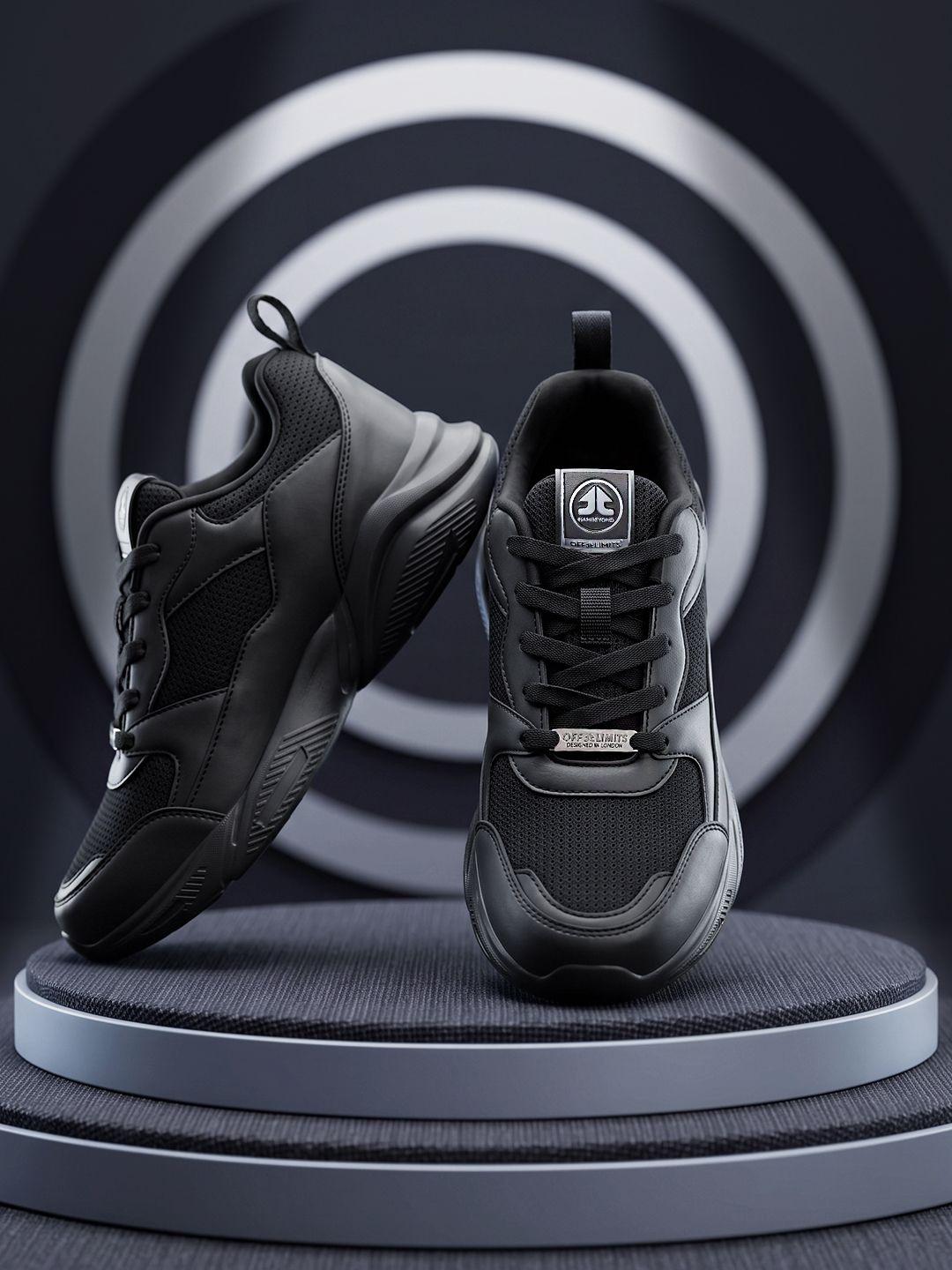 OFF LIMITS Orm Black Mesh Running Shoes
