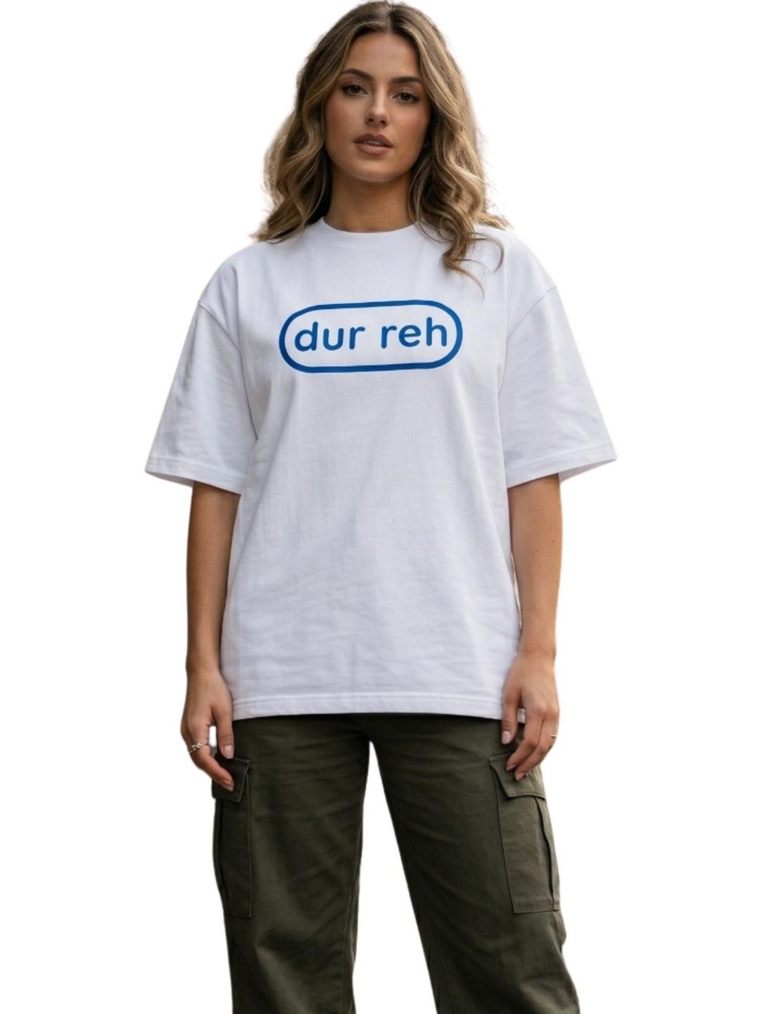 DUNBOND LABEL Graphic Printed Oversized Cotton T-shirt
