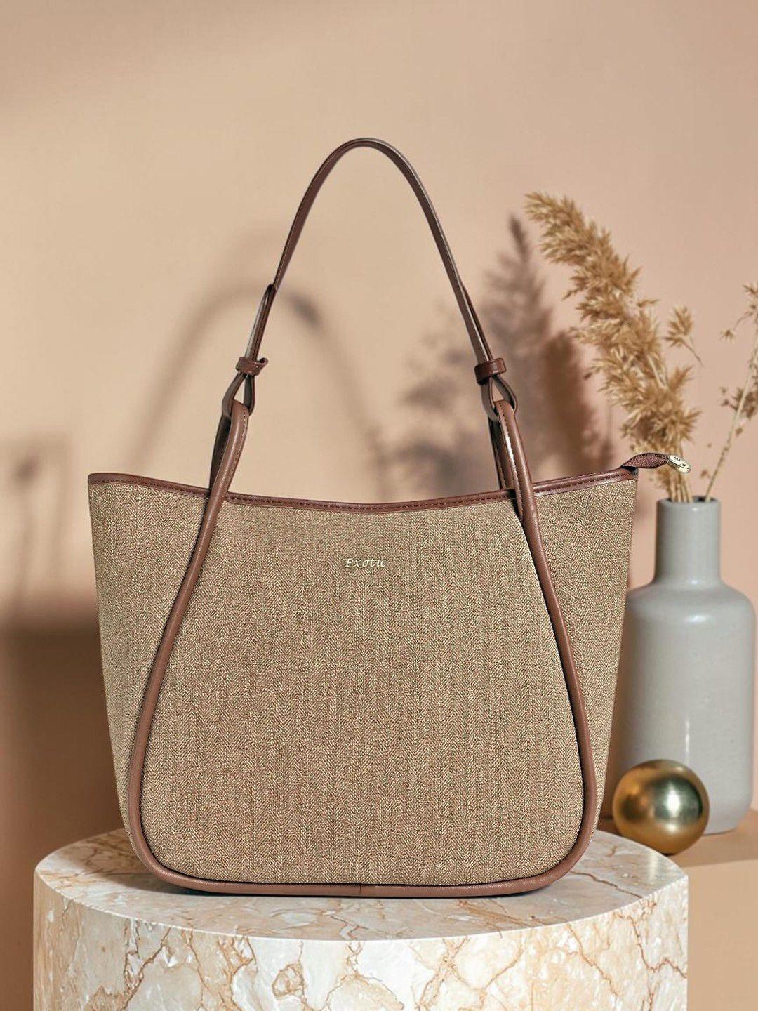 Exotic Textured Synthetic Leather Laptop Tote Bag - Image 1