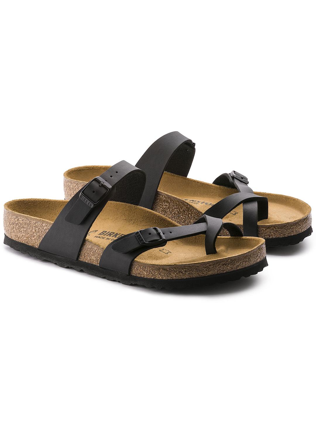 Birkenstock Unisex Black Mayari Birko-Flor Regular Width Sandals - Image 1