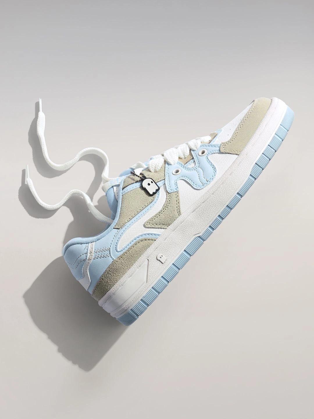The Souled Store Women Colourblocked Suede Sneakers
