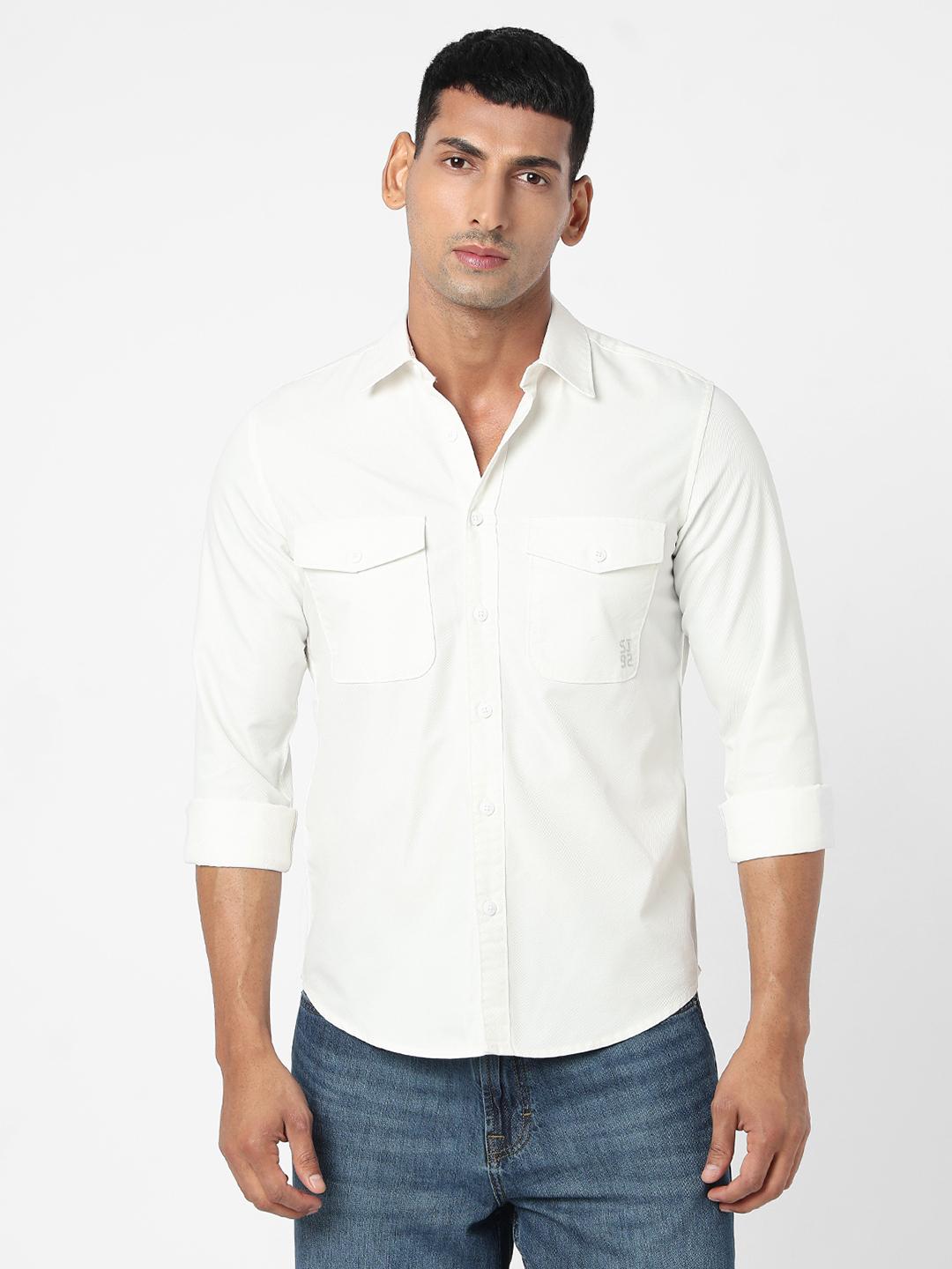 SPYKAR Spread Collar Casual Shirt - Image 1