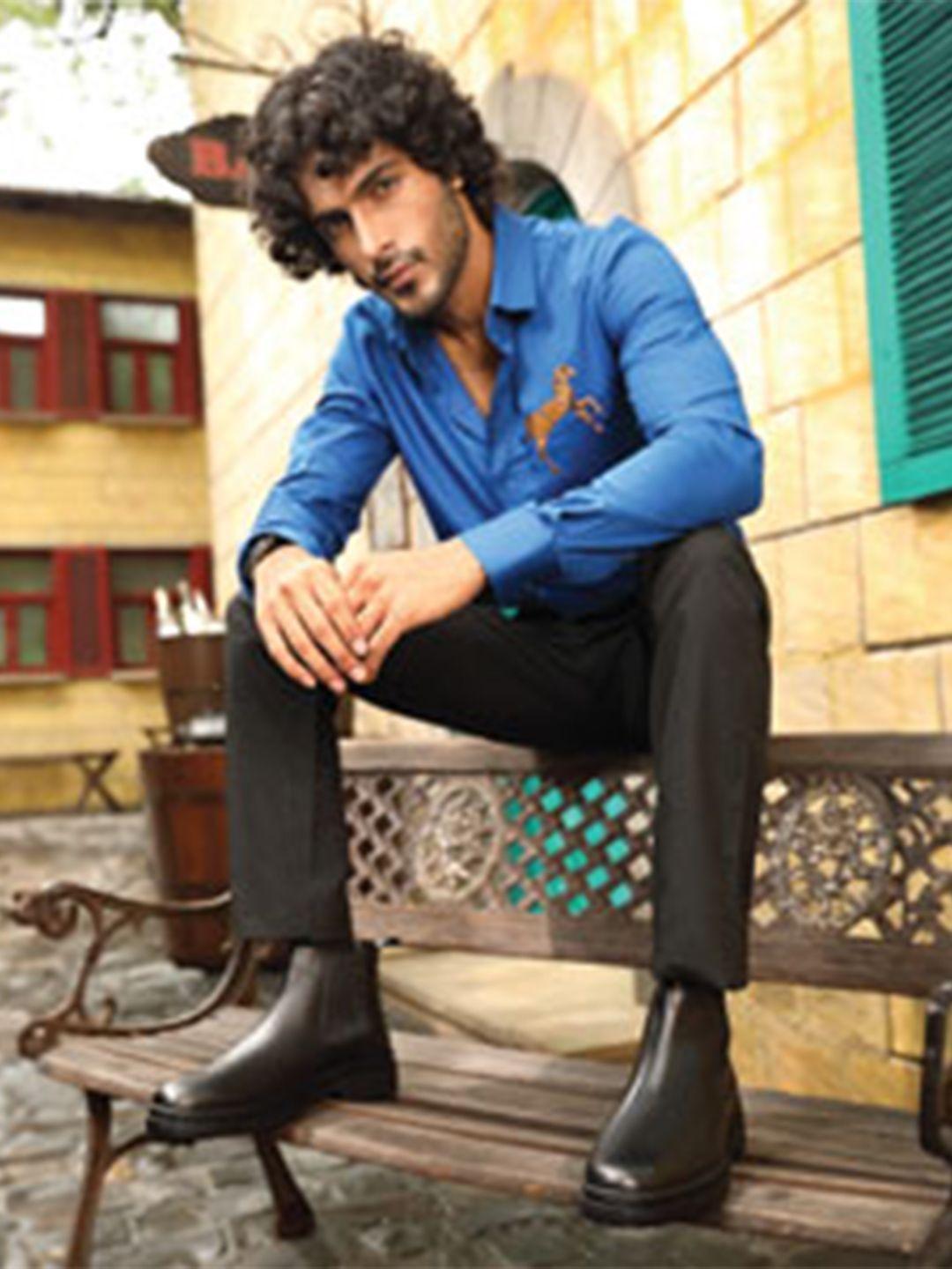 THOMAS CRICK Men Casual Chelsea Leather Boots - Image 1