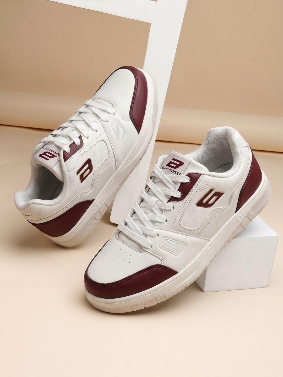 Bond Street By Red Tape Men Red Colourblocked Lace-Ups - Image 1