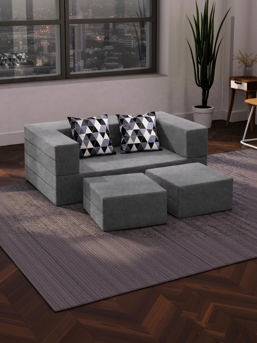 Clex Grey Inflatable Sofa & Bed - Image 1