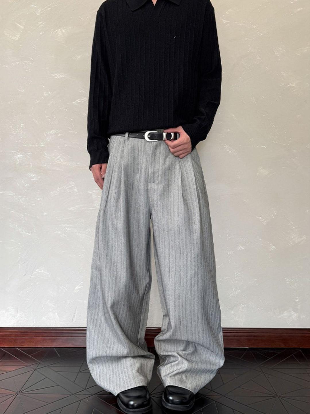 StyleCast Men Striped Trousers