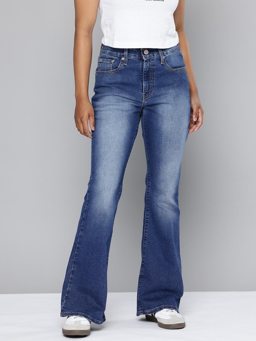 Levis Women 726 Flared Fit High-Rise Jeans - Image 1