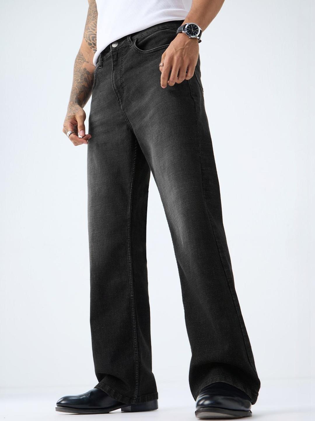 The Souled Store Men Bootcut Mid-Rise Jeans