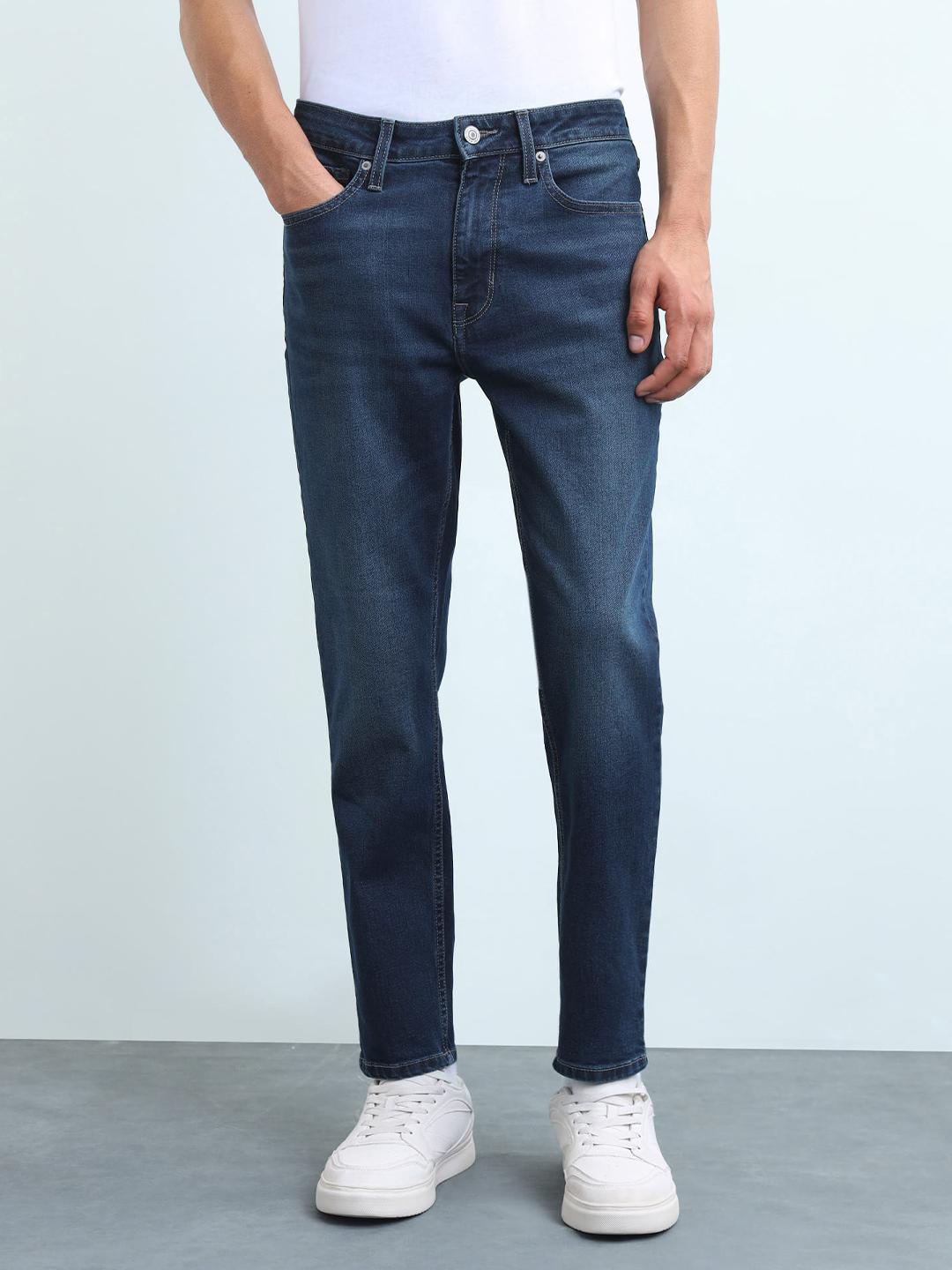 Flying Machine Men Tapered Fit Mid-Rise Jeans