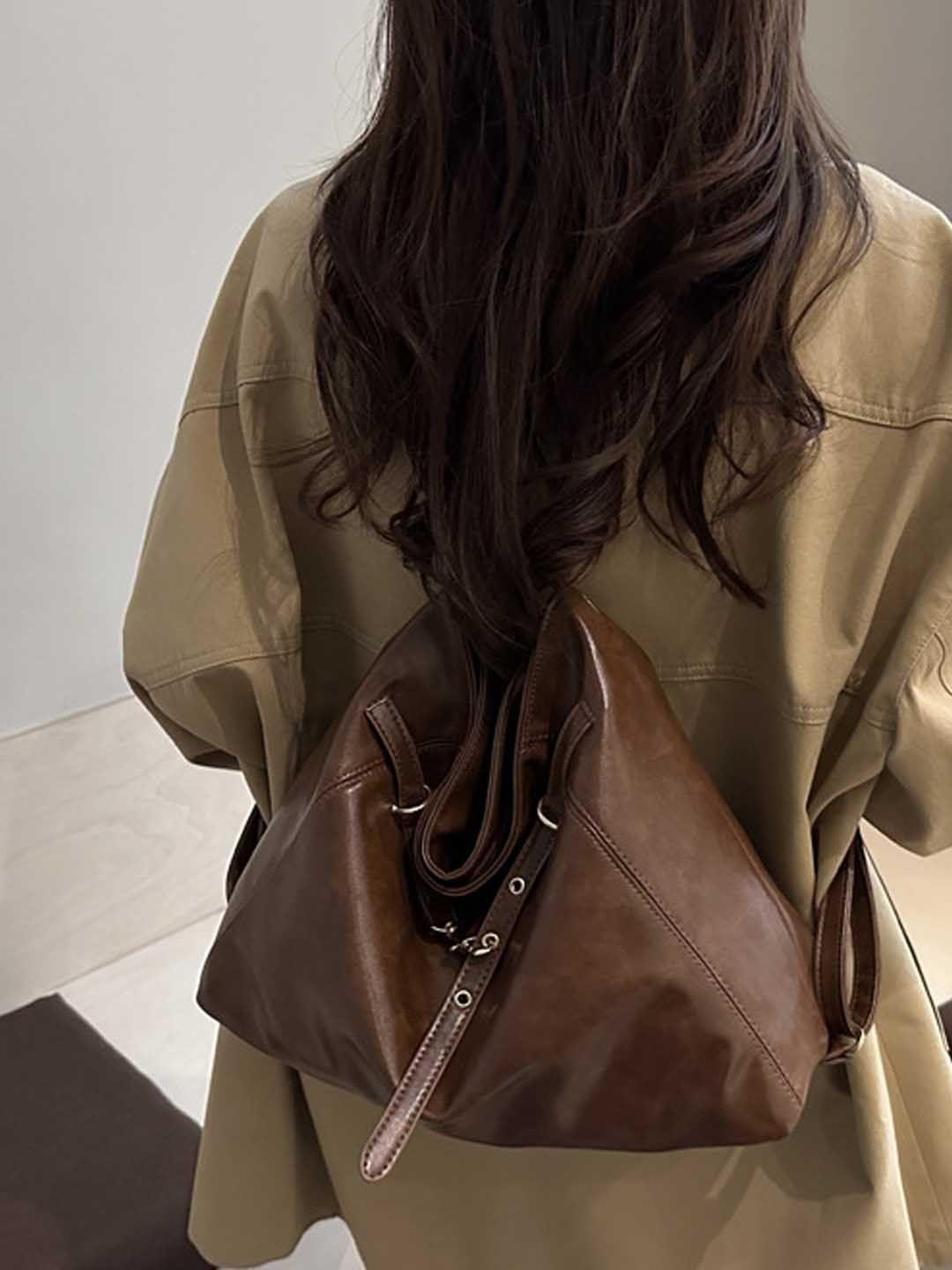 CORSICA PU Oversized Hobo Bag
