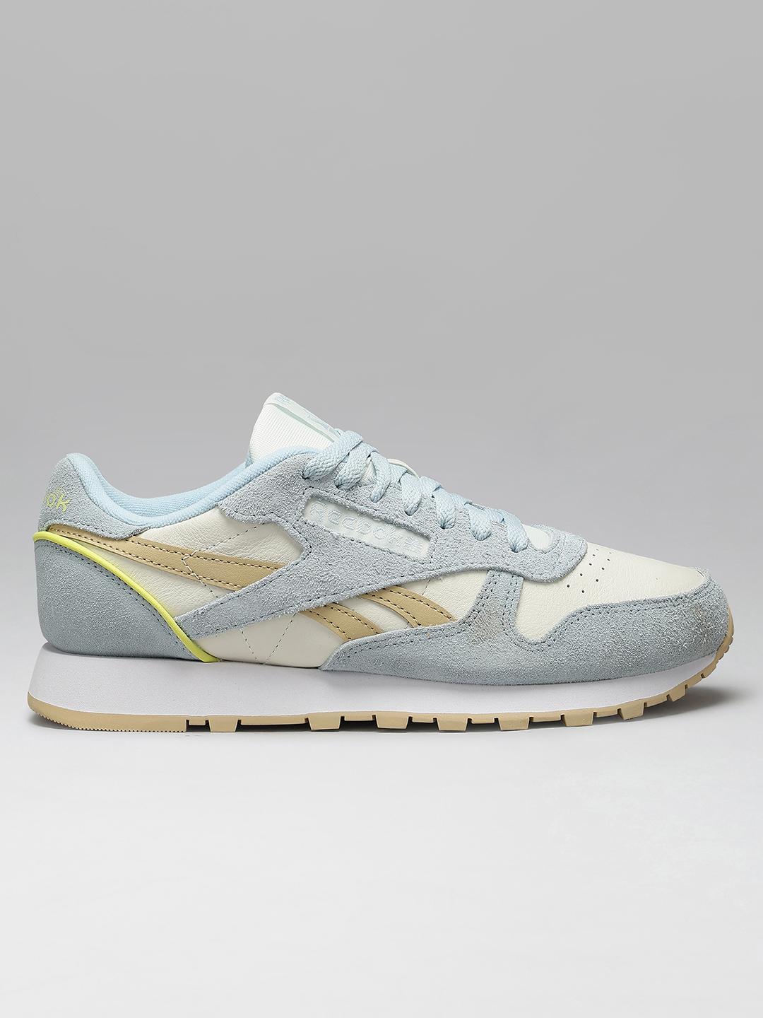 Reebok Women Classic Leather Colourblocked Suede Sneakers - Image 1