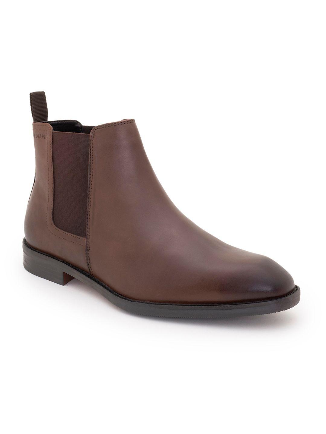 Red Tape Men Round Toe Slip-On Chelsea Boots - Image 1