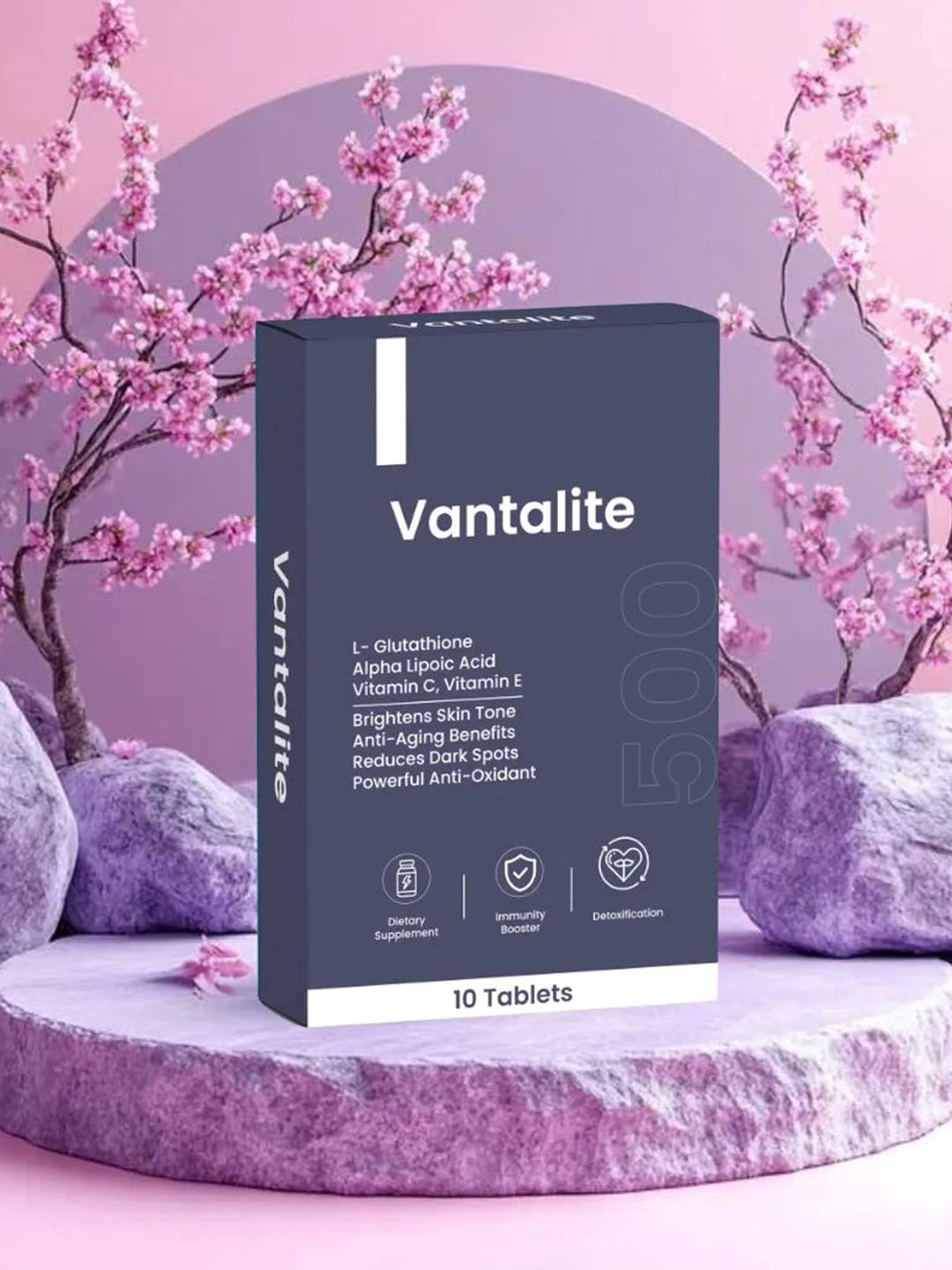 Buy SKINAA Vantalite Tablet For Skin 500mg Glutathione & Vitamin C & E 10  Tablets - Skin Supplements for Unisex 30443679 | Myntra